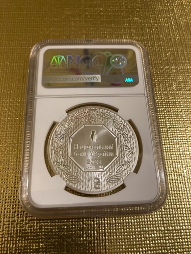 2021 Ukraine Archangel Michael NGC MS70 - Picture 2 of 3