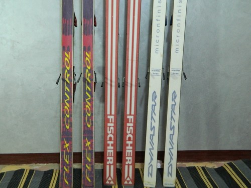 Lot of 3 Skis Head Fischer Dynastar - Picture 18 of 21
