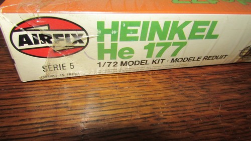 AIRFIX HEINKEL HE177 MILITARY AIRPLANE MODEL KIT SEALED IN BOX FRANCE SERIES 5 - Imagen 3 de 3