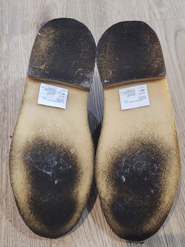 Clarks Chukka Stiefel Herren Größe 7,5 Braun Leder Schnürung Freizeit - Bild 9 von 9
