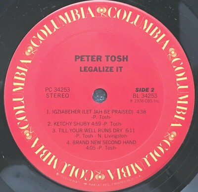 Peter Tosh - Legalize It Columbia 盤 Peter Tosh - Legalize It - Amazon.com Music
