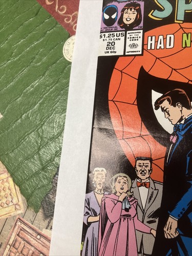 What if?#20 The Amazing Spider-man Had Not Married Mary Jane? 1990 Marvel Comics - Picture 4 of 14