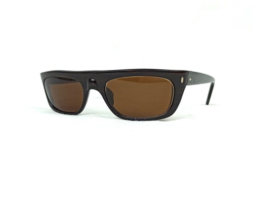 OCCHIALI DA SOLE CLASSICI ART DECO VINTAGE ITALIA ROMA METÀ SECOLO UNISEX ANNI 50 COME NUOVI - Foto 11 di 18