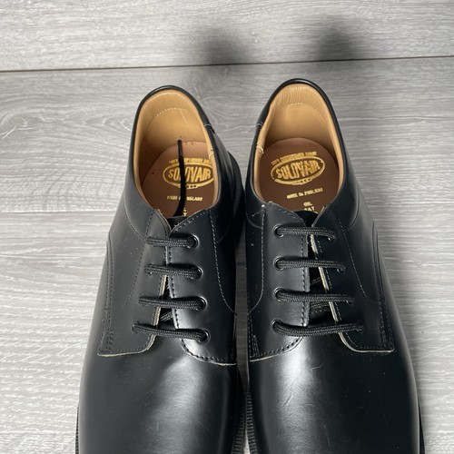 Solovair Schuhe Herren schwarz UK Größe 11,5 Schnürschuhe Brogues Schuh - Bild 5 von 12