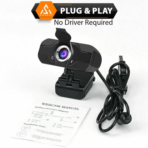 Webcam 1080p Autofocus Web Camera with Microphone FULL HD USB Web cam PC MAC USA - Bild 19 von 48