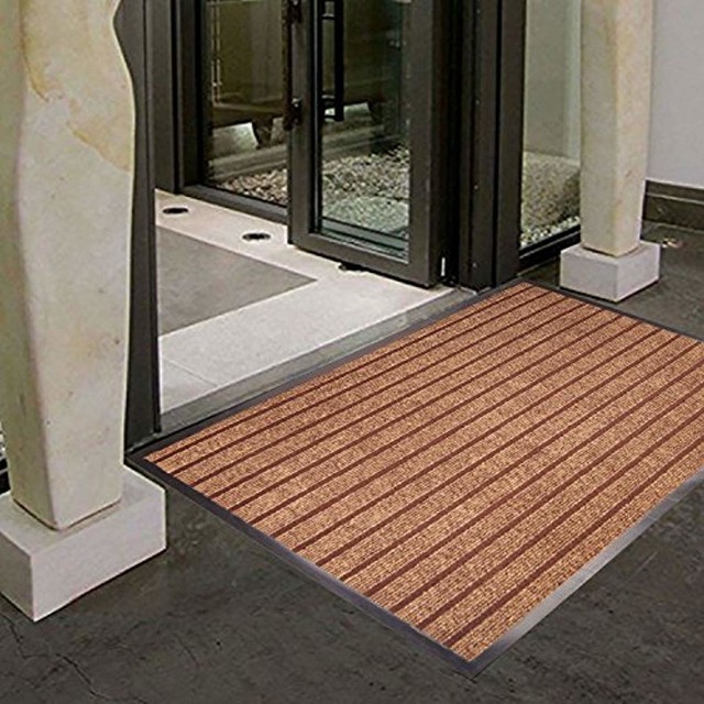 Indoor Front Door Mat Outdoor Dirt Mud Trapper Washable Entrance