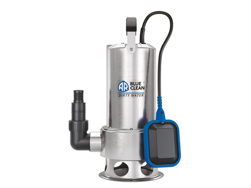 POMPA SOMMERSA IN ACCIAIO INOX 1100W AD IMMERSIONE PER ACQUE SCURE SPORCHE NERE - Foto 2 di 4