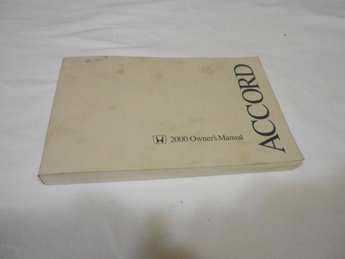 2000 HONDA ACCORD SEDAN OWNER'S MANUAL. GOOD USED CONDITION   FREE S/H  - Picture 3 of 3