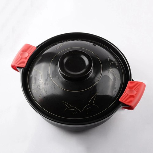 2pcs Silicone Anti-scald Pot Handle Grip Cover Anti-slip Heat Resistant Pot Clip - Picture 16 of 26