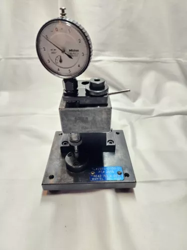 Martel Tool Fixture W/Mitutoyo Indicator Increased Measuring Force Setup