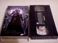 The Matrix (VHS, 1999, Collectors Edition) Keanu Reeves, Laurence Fishburne