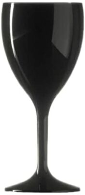Schwarzes Polycarbonat 11oz Elite Premium Weinglas - praktisch unzerbrechlich