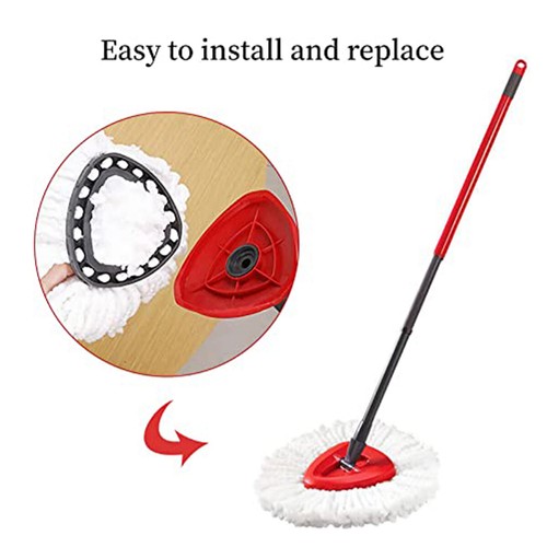 10X Microfiber Mop Heads Easy-to-Clean Mop Head Replacement O-Cedar Compatible - Bild 8 von 11