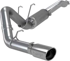 MBRP S5247AL 4" Resonator Back Exhaust for 17-24 Ford F250/F350 6.2/6.8/7.3L GAS