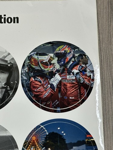PORSCHE Vintage Car Drivers Selection Official Sticker Sheet (8 Stickers) New - Picture 5 of 9