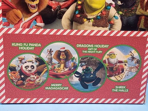 DreamWorks Holiday Collection (DVD, 2 Disc Set) Shrek Dragons Panda Madagascar - Imagen 3 de 3