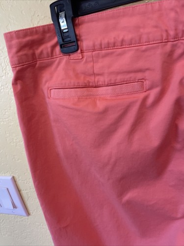 Crown & Ivy Charlotte Crop Women's Pants 16 xl coral casual vacation Z59 - Picture 6 of 9