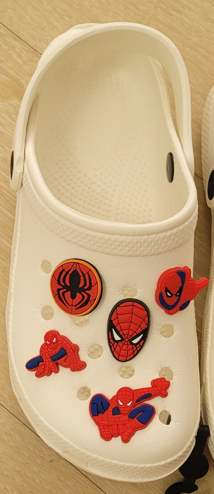 1pcs Marvel's Spider-Man series Croc Charms Designer for Shoe