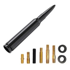 5.5" For CHEVY SILVERADO 50 CAL CALIBER BULLET AMMO ALUMINUM SHORT ANTENNA