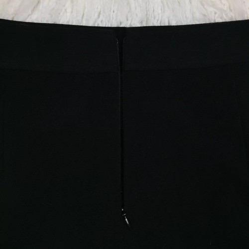 AMANDA + CHELSEA Sz 10 Classic Pencil Skirt Black Career Professional - Picture 5 of 5