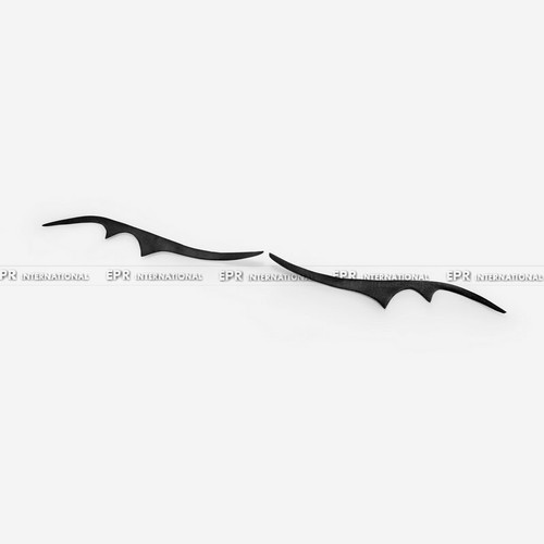 For Subaru 07-08 Legacy Carbon Fiber Headlight Eyebrows Eyelids Trim Cover 2pcs - Picture 5 of 12