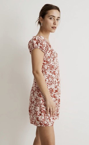 Madewell Margie Mini Dress in Abstract Flora 4 - Picture 2 of 5