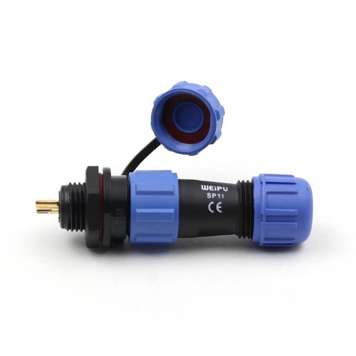 SP11 Female Plug Male Socket Aviation Connector IP68 2 3 4 5 Pin Solder Adapter - Picture 3 of 16