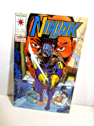 Ninjak #7 Valiant Comics 1994 Dan Abnett y Andy Lanning embolsado en bolsas ~ - Imagen 1 de 1