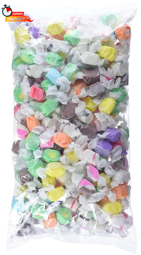 Salt Water Taffy Individually Wrapped - Salt Water Taffy Candy Bulk, Old Fashion - Picture 5 of 12