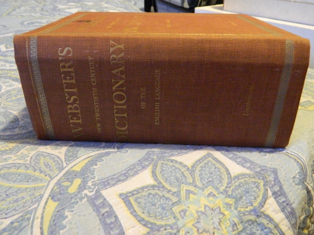 1954 Webster's New Twentieth Century Dictionary of the English