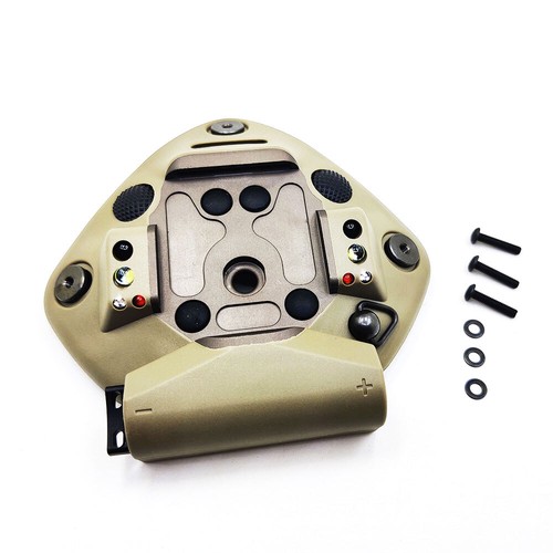 Tattico Universale Sindone-Luce Supporto Casco Rosso Blu Torcia IR Luce LED - Foto 10 di 10
