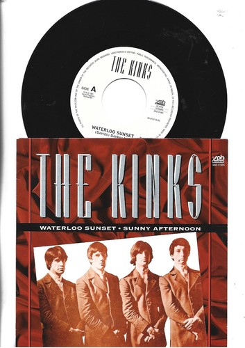 THE KINKS SINGLE 7" - WATERLOO SUNSET - RARE RE-ISSUE 1991 - MADE IN HOLLAND