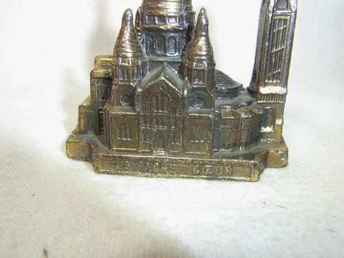Nice Le Sacre Coeur Paris Souvenir Building Vintage French #A - Picture 7 of 9