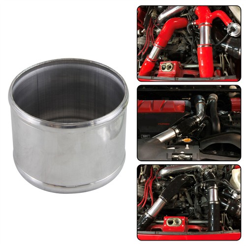 Polished Alloy Aluminum Hose Adapter Joiner Pipe Connector 102mm 4 inch OD - Picture 3 of 9