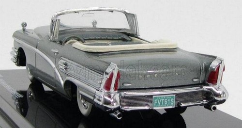 BUICK SPECIAL CONVERTIBILE GRIGIO METALLO 1958 VELOCITÀ 36261 1:43 AUTO USA - Foto 2 di 3