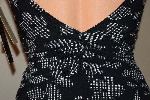 Gottex Profile Badeanzug Einteiler Pepita V-Ausschnitt Cutout schwarz E2682037 Gr. 6 - Bild 10 von 10