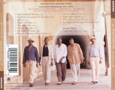THE TEMPTATIONS (SOUL) - FOR LOVERS ONLY [BONUS TRACK] NEW CD