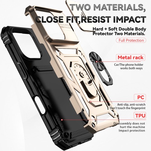 For iPhone 15 Pro Max 14 13 12 11 XR XS Phone Case Heavy Duty Shockproof Cover - Picture 19 of 34