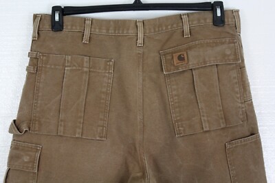 カーハート B112 Utility Tool Pant デッドストック Carhartt Loose Fit Washed Duck Utility Work Pant, Waist