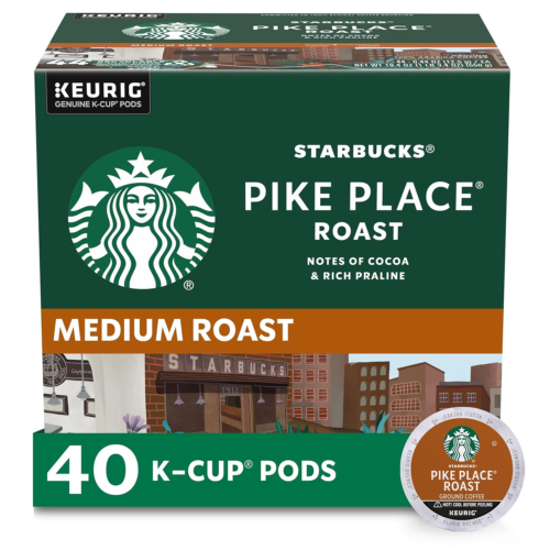 Cápsulas de café K-Cup tostadas medianas Starbucks — Lucio para cerveceros Keurig — 1 caja - Imagen 10 de 12