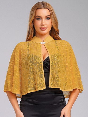 Women Cardigan Open Front Cape Bolero Shawls Birthday Clubwear Beach Vacation - Bild 46 von 59