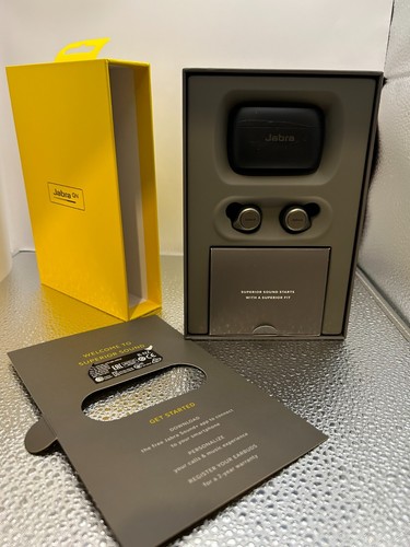 Jabra Elite Active 75t Grey Wireless Noise Cancellation Bluetooth Earbuds Used - Picture 1 of 3