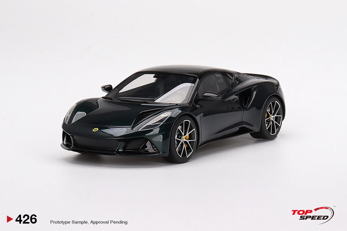 TOP SPEED 1/18 LOTUS EMIRA DARK VERDANT GREEN TS0426 | eBay