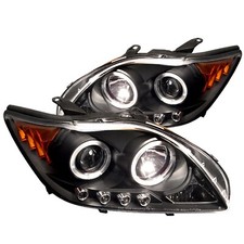 Spyder Auto 5011961 Black/Clear LED Halo Projector Headlights 