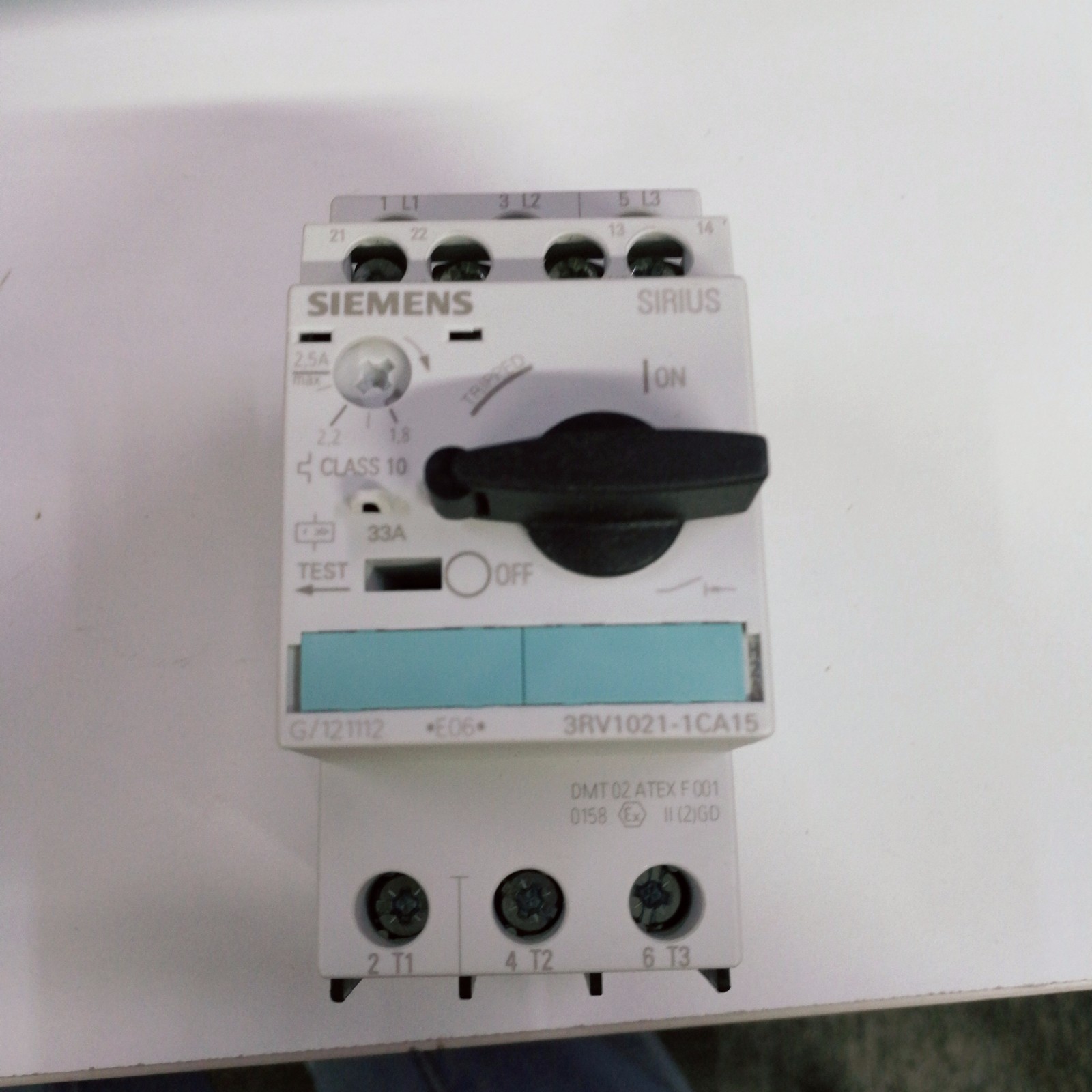 1PC NEW Siemens 3RV1021-1CA15 1.8-2.5A 1PC NEW Siemens 3RV1021-1CA15 1.8-2.5A