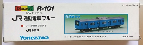 Yonezawa Diapet Blue Commuter Train Car R-101, 200mm, New in Box, Made in Japan! - Picture 7 of 8