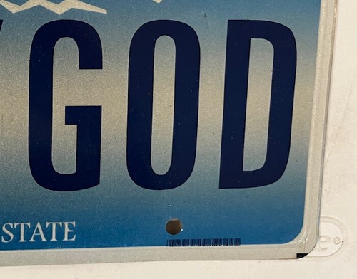 Vanity PRAY GOD license plate - Picture 6 of 12