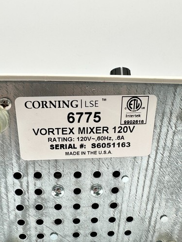 Corning LSE Lab Vortex Mixer, Tested Working, Power Cord Included - Picture 7 of 7