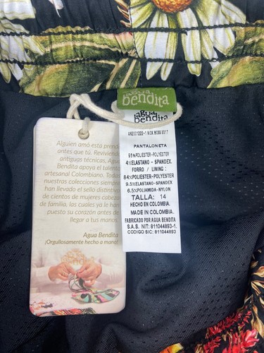 Agua Bendita Boys Youth Size 14 Swim Trunks Board Shorts Pockets Elastic Waist - Picture 7 of 12