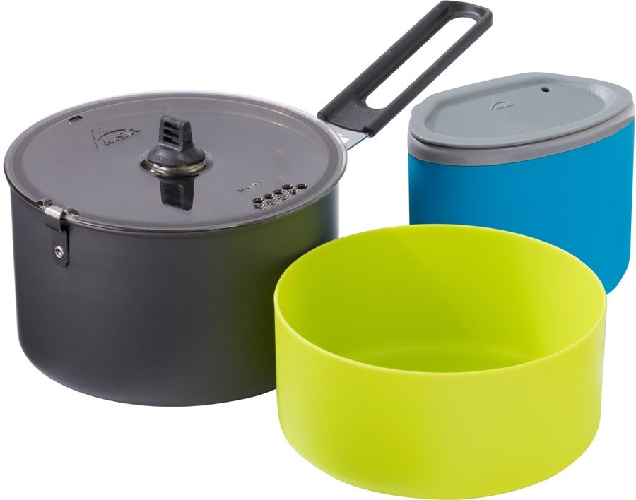 MSR Trail Lite Solo Juego Cocina Camping Utensilios, 1 Persona Negro MSR Trail Lite Solo Juego Cocina Camping Utensilios, 1 Persona Negro